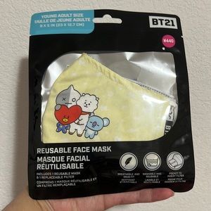 BT21 Cloth Face Mask (Brand New) - Reversible & Refillable